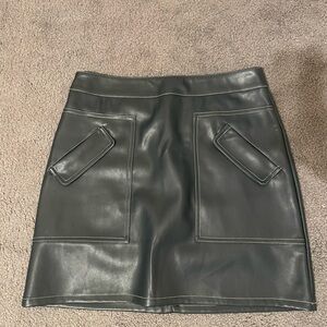 Fate Black Mini Skirt with Pockets